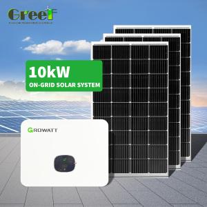 China On Grid Solar System With Net Metering Monocrystalline Silicon Panels Built In Monitoring System on sale