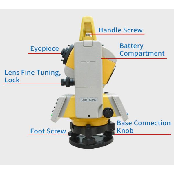 DTM-102NL Laser Total Station The Ultimate Coordinate Sampling Instrument for Precise Measurements