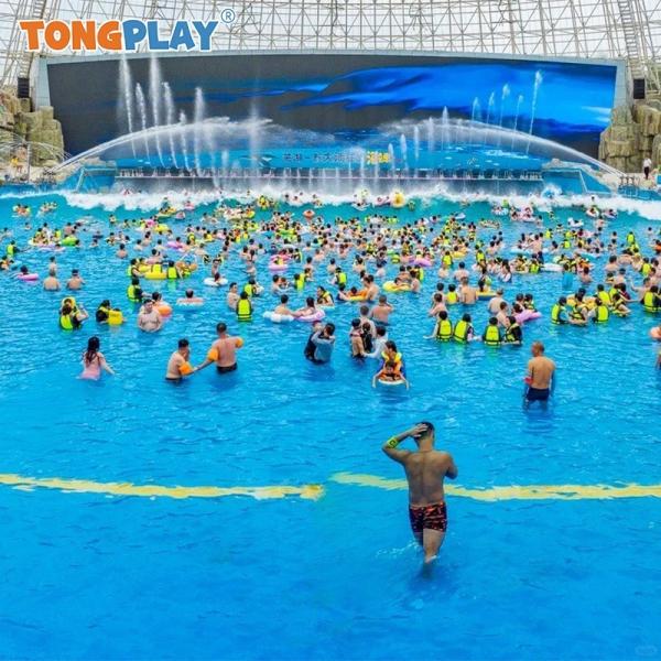 Relaxing Surf Wave Pool Amusement Water Park Supplies Customized