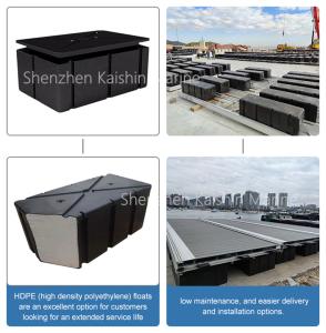 China PE Pontoon Floatation with EPS Foam filed Basic Dock Accessories on sale