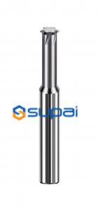 Quality Solid Carbide Thread End Mill  65hrc Customize ISO Metric Three-Teeth CNC For Threading for sale