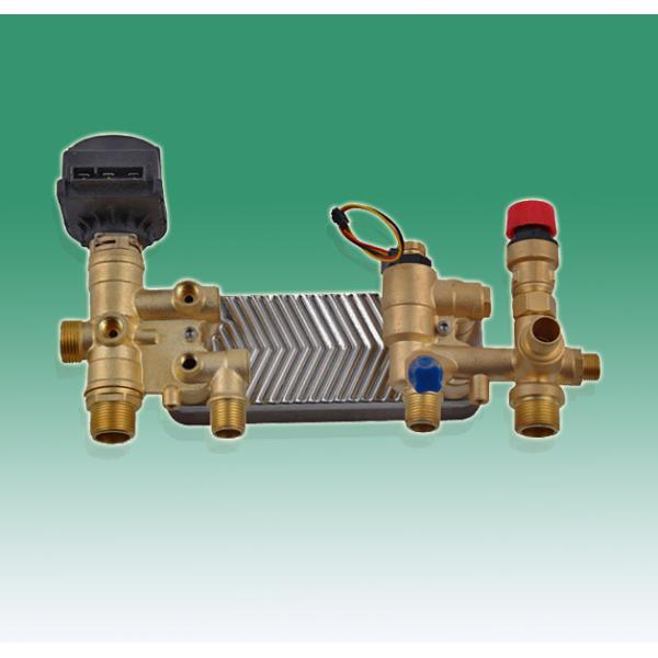 Water circuit module of plate changing wall hanging furnac,Plate change wall-mounted boiler,Brass material,Rohs