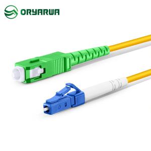 Quality LC UPC To SC APC Simplex Single Mode Patch Cord For LAN Network for sale
