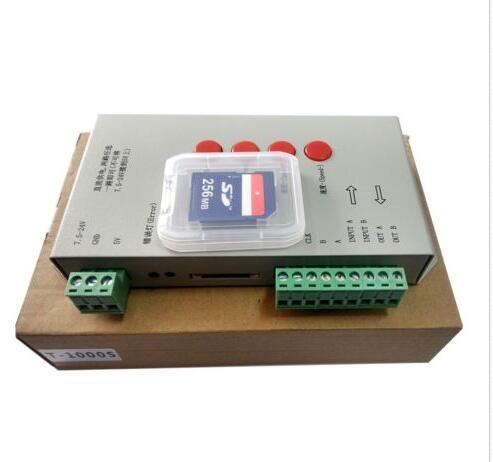 Buy T-1000S 256M SD Card LED Pixel Controller, Full Color Controller for IC LPD6803/WS2801/WS2811/WS2812B at wholesale prices