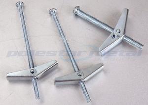 China Customize Spring Nylon Toggle Bolts Hollow Wall Anchors With DIN558 Carbon Steel on sale