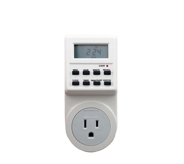 Buy 24 hours Digital Electronic Plug-in Programmable Timer Switch Socket at wholesale prices