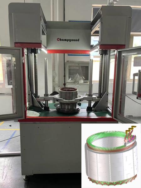 Buy 6 Layers Flat Wire Stator Winder Servo Motor Coil Making Machine ODM at wholesale prices