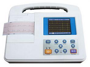 Buy Large LCD Screen 12 Lead Ecg Machine , Rs232 and USB Interface at wholesale prices