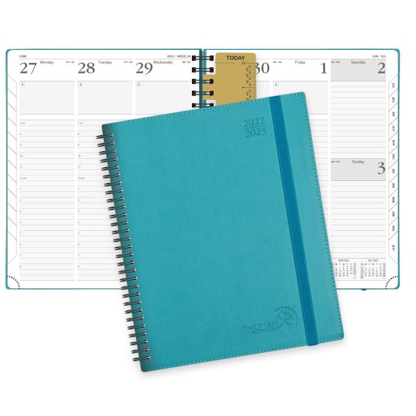 Buy Wirebound Soft Cover Academic Planner Vertical Layout Weekly Overview at wholesale prices