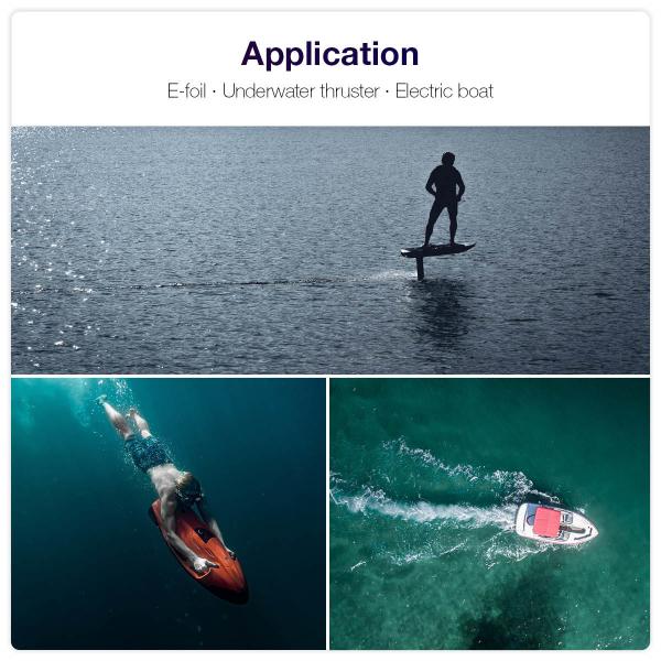 52KG Thrust Underwater Propulsion System With 70141 Motor 14S 160A Motor Controller