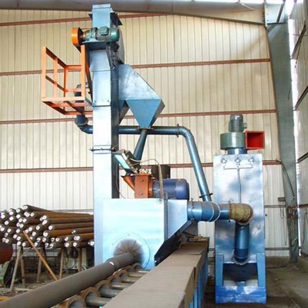 Buy Roller Conveyor Type Steel Shot Blasting Machine Environmental Friendly at wholesale prices
