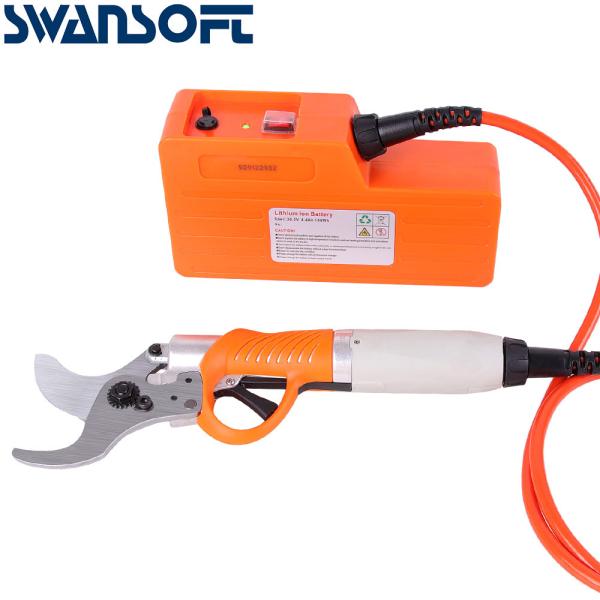Buy SWANSOFT New Lithium Battery Pruner With Telescopic Pole Saw Cutter For Tree at wholesale prices