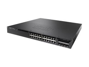 Quality WS-C3650-24PD-E Catalyst 3650 Switch Cisco Catalyst 3650 24 Port Data 4x1G Uplink LAN Base for sale