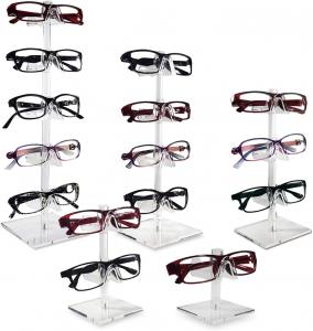 Quality Rectangular Eyeglasses Sunglasses Stand Rack Holder Glass Floor Display Case Eyewear for sale