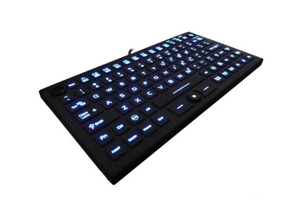 Buy Waterproof Backlit Usb Keyboard With Mouse , Silicone Rubber Illuminated Keyboard at wholesale prices