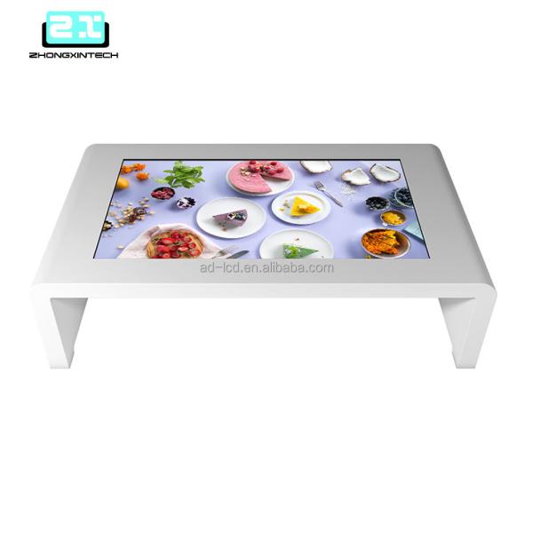 Buy Multi Language Support Digital LCD Interactive Touch Screen Coffee Table For Business at wholesale prices