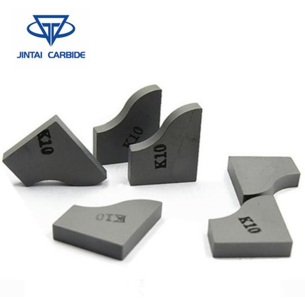 Buy Grade YG6 Blank Brazed Tungsten Carbide Tip , Sintering Brazed Tips at wholesale prices