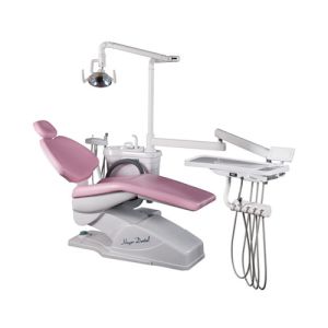Quality Hospital Electric Dental Chair Equipment Clinic Multifunction Pink for sale