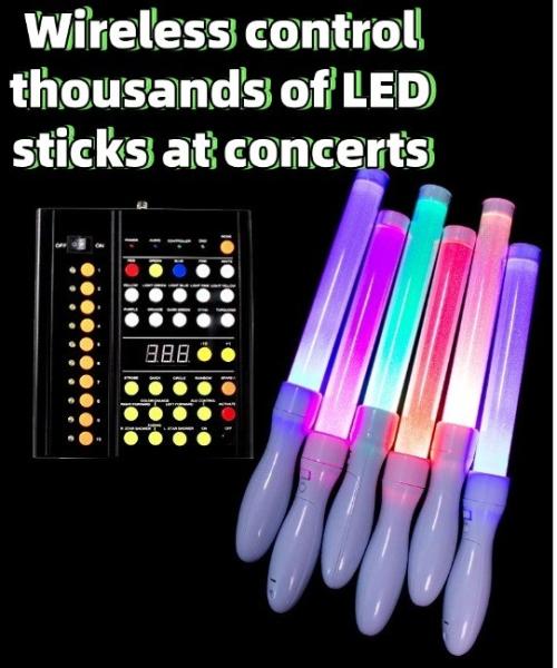 Buy 433MHz Wireless DMX Controller 10 Zone For Stage Lighting Control LED Bracelet Wireless Controller at wholesale prices