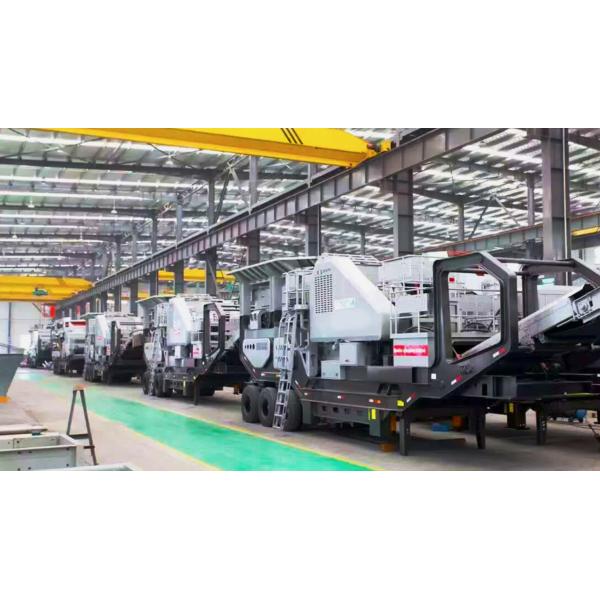 ZSW 9638 Mobile Crusher Station YG938E69 150t H River Pebble Mobile crusher, portable crushing plant