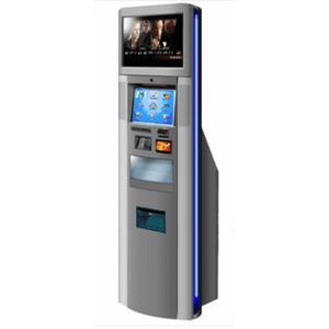 Quality Hotel and Airport Self Check in Kiosk with Check Reader and Bar-code Scanner for sale