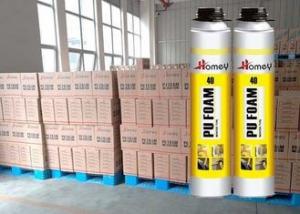 Quality Winter Type PU Foam Spray Sealant 15 Centigrade Ambient Temperature Heat &amp; Cold Resistant for sale