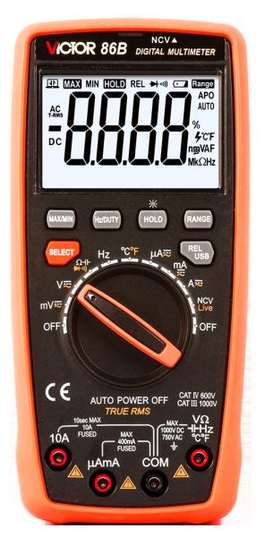 Buy VICTOR 86B 3999 Counts Auto Ranging Digital Multimeter With Usb Output LCD Display New USB Multimeter at wholesale prices