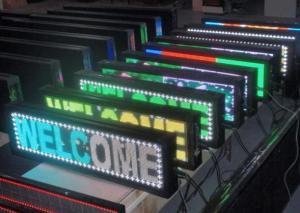 China Electronic Advertising Programmable Scrolling LED Sign 16 x 32 Dot Matrix on sale