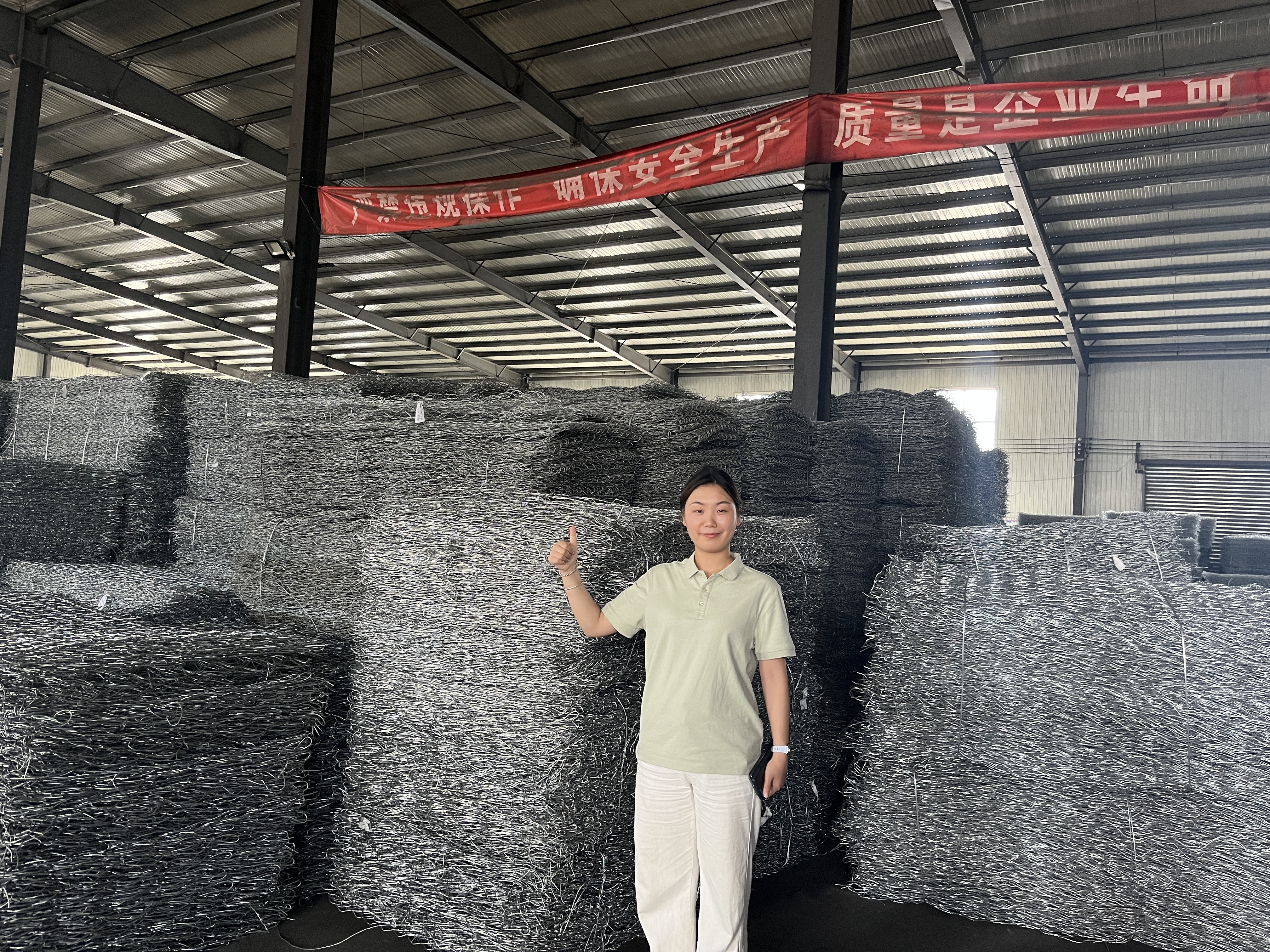 Double Twist Gabion Basket 2m X 1m X 1m with 60x80mm Aperture and Ten Years Warranty for Retaining Walls