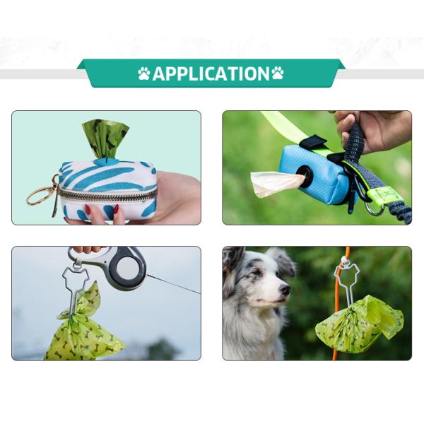 Private Label Custom Size Accepted Environmental Protection Ldpe Hdpe Dog Waste Bag