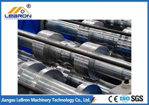 Quality Blue Color Steel Structure Floor Deck Roll Forming Machine Delta PLC Control System for sale