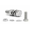stainless steel m27 hex head bolt Fastener DIN931 Bolzen all style of screw 16mm m40 High strength TC bolt nut washer A3 for sale