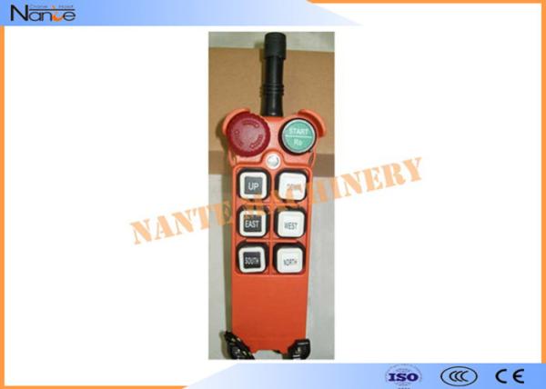 Buy Radio Hoist Push Button Switch Crane Remote Control 6 Buttons Within 100m at wholesale prices