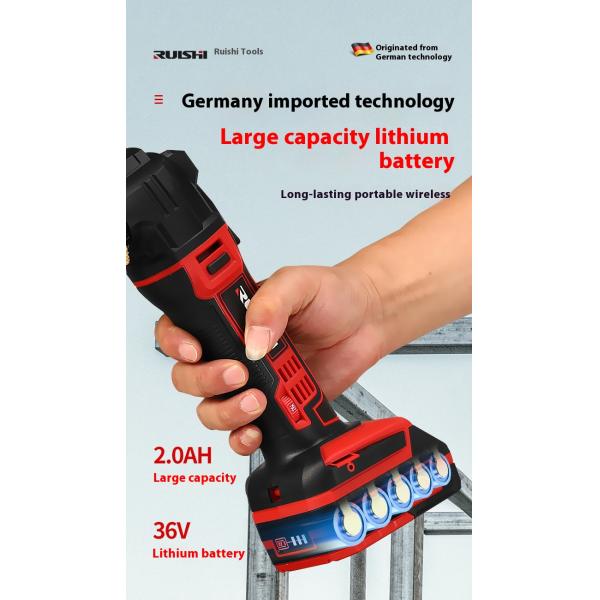 Ruishi Rechargeable Lithium Battery Oscillating Shovel Trimmer Multi-function Cutting Machine Power Tool Set