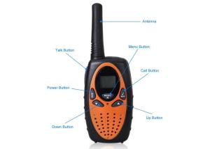 Multi Function USB Long Range Walkie Talkies With VOX Function Black Color
