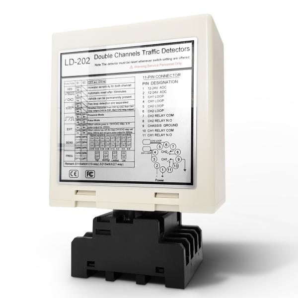 Buy Dual Loop Detector 3- CE/FCC Certified Plug-and-Play Installation Sensitivity 16 Way Selectable Humidity 95% Non-condensing at wholesale prices