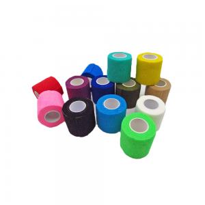 Quality Medical Self Adhesive Bandage Sport Tape Non woven Cohesive Elastic Bandage for sale