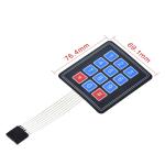 16 Key Membrane Switch Keypad 4 * 4 Matrix Keyboard For DIY KIT