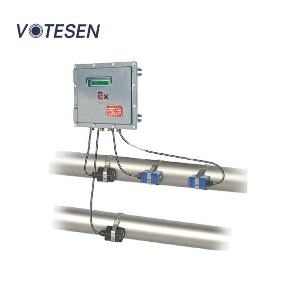 Buy RS485 Explosion Proof Ultrasonic Pipe Flow Meter Analog Strap On Flow Meter at wholesale prices