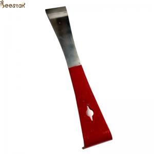 China Stainless Steel Hive Tools Spray Half Red Baking Paint Type for Beekeepers on sale