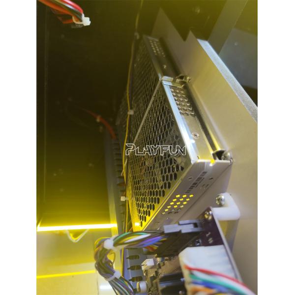 Playfun Coin Operated Indoor Amusement Arcade Wheel Lucky Clip Prize Vending Machine Lucky Clips with 60 Clips