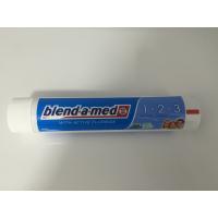 China Laminated Round Toothpaste Tube With Rib Screw Cap And Offset Printing for sale