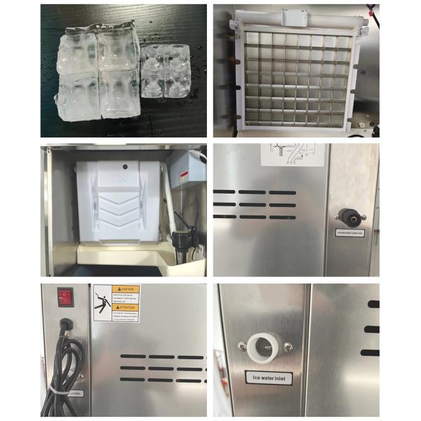 R404A/R290/R22 Refrigerant 200kg Big Cube Ice Block Maker 28x28x22 38x38x22 Automatic Ice Maker Machine for Commercial