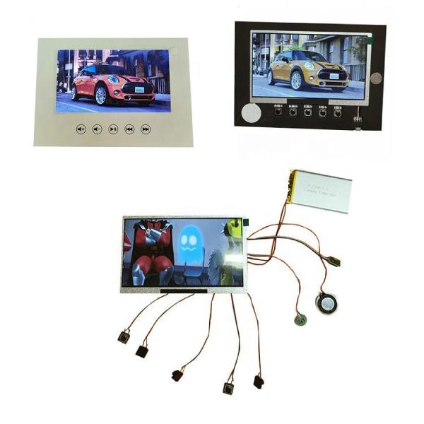 Buy 2.4/4.3/5/7/10.1 inch TFT lcd screen video module, button control LCD video monitor components at wholesale prices