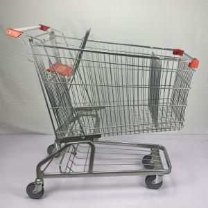 Quality 210 Liter German Large Shopping Trolley One Stop Shopping Cart With Foldable Beer Rack for sale