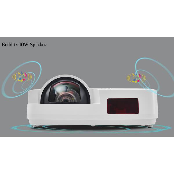 4000 Lumen 3LCD Short Throw Projector With XGA Resolution And 0.50m Projection Distance