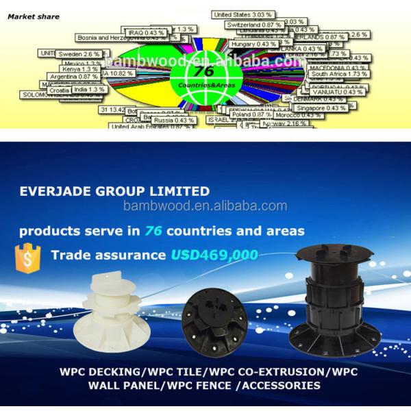 Modern Design Flooring Accessories Adjustable Plastic Pedestal for Paver Support