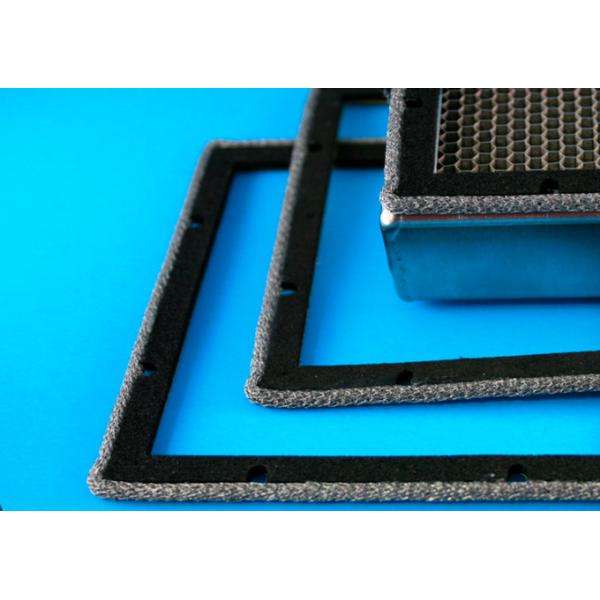 Foam Or Elastomer Core Knitted Wire Mesh Gasket For Magnetron Seals