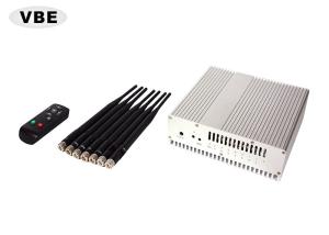 Quality 16W Wifi GPS Cell Phone Signal Jammer Remote Control Large Frequency Ranges for sale