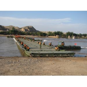 Quality Track Load 60t Ribbon Floating Pontoon Bridge Reusable Large Rivers for sale